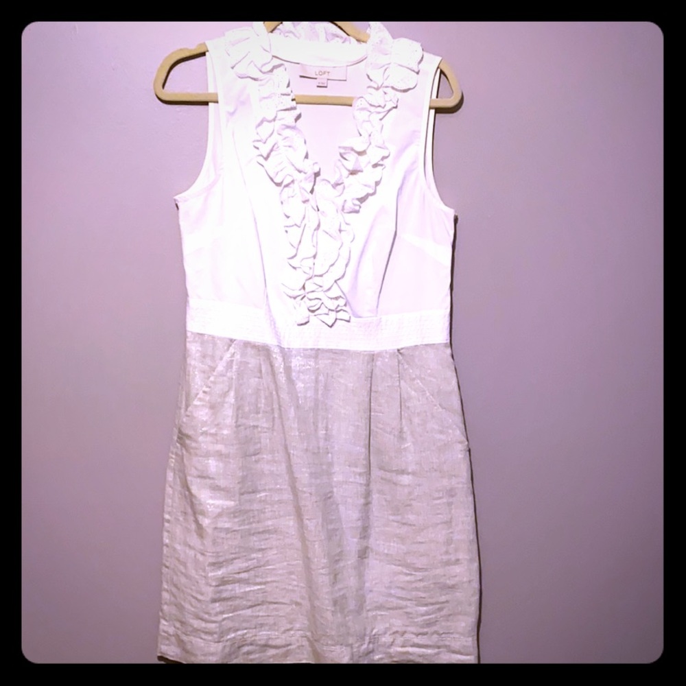 Loft Shirt/Skirt Style Dress